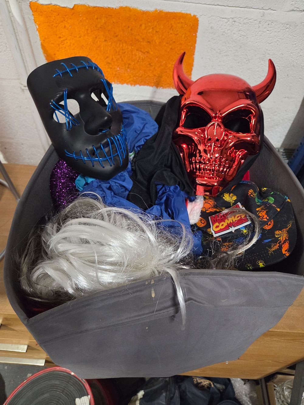 Lot 500 – A Collection of Costume Accessories and Masks