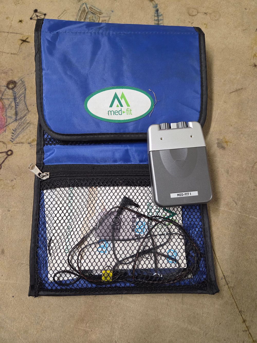 Lot 507 – Med-Fit 1 TENS Machine with Accessories and Carrying Case