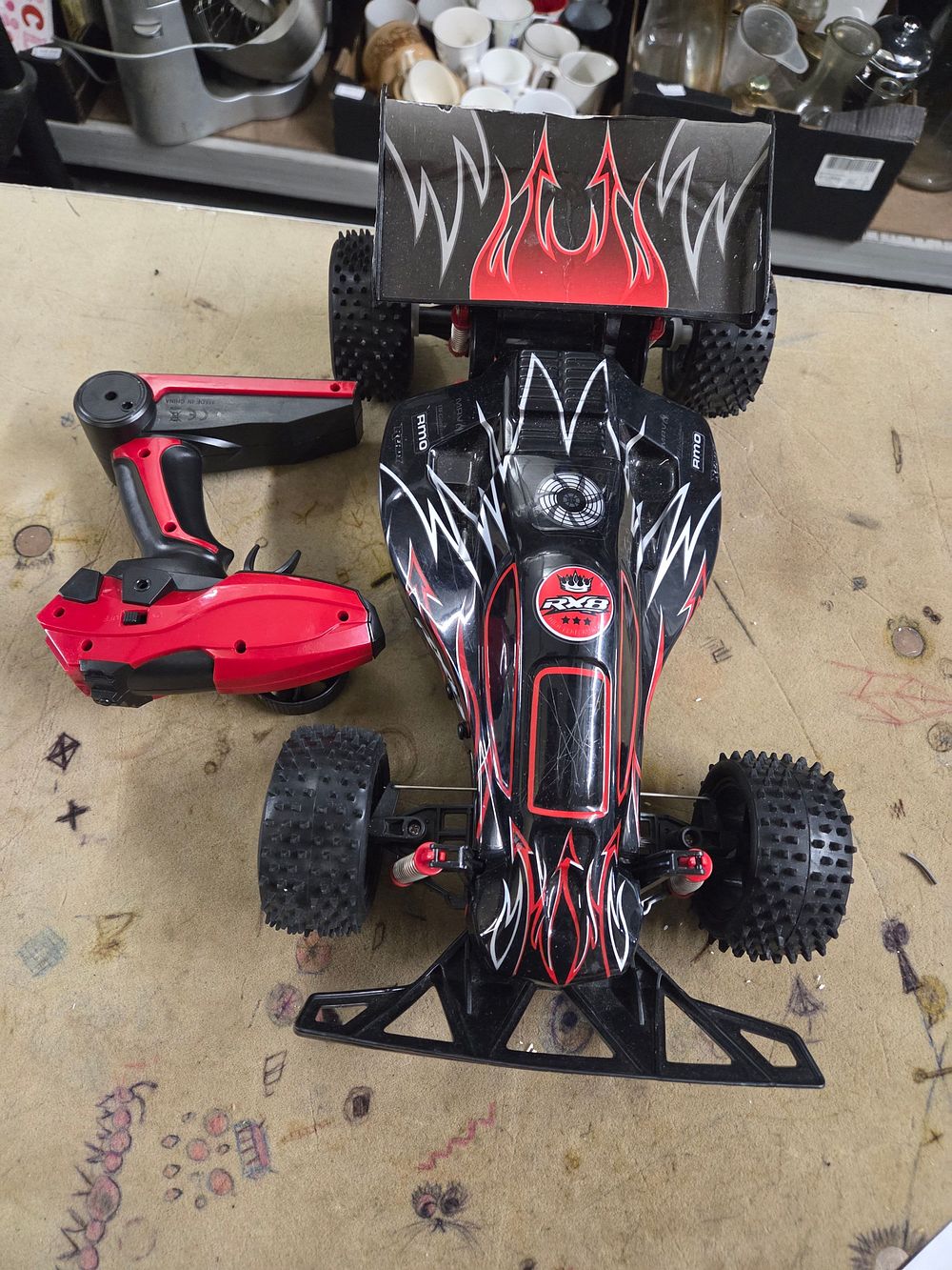Lot 513 – RX8 Remote Controlled Buggy and Controller