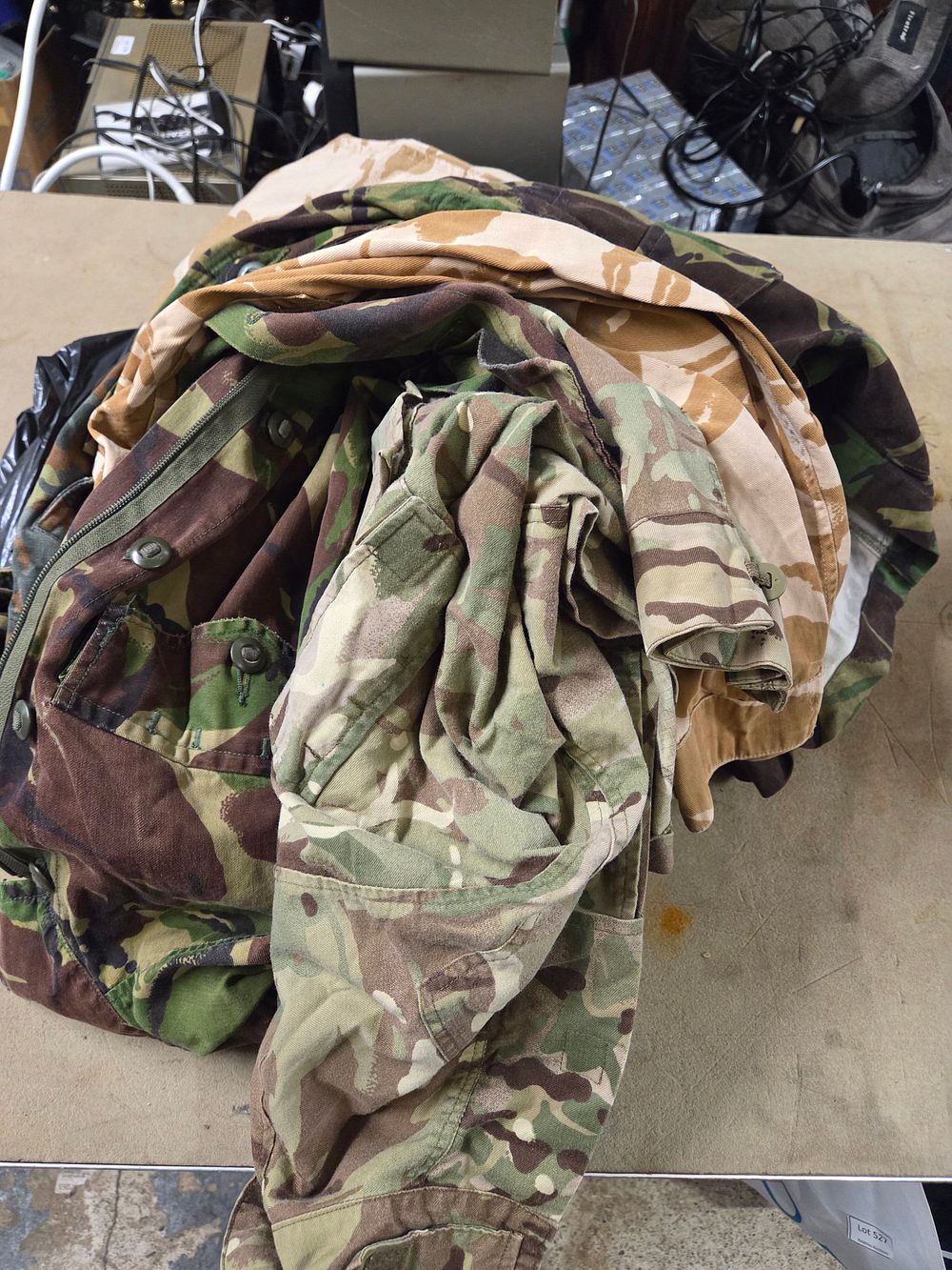 Lot 542 – A Collection of British Army MTP and Camouflage Clothing M/L