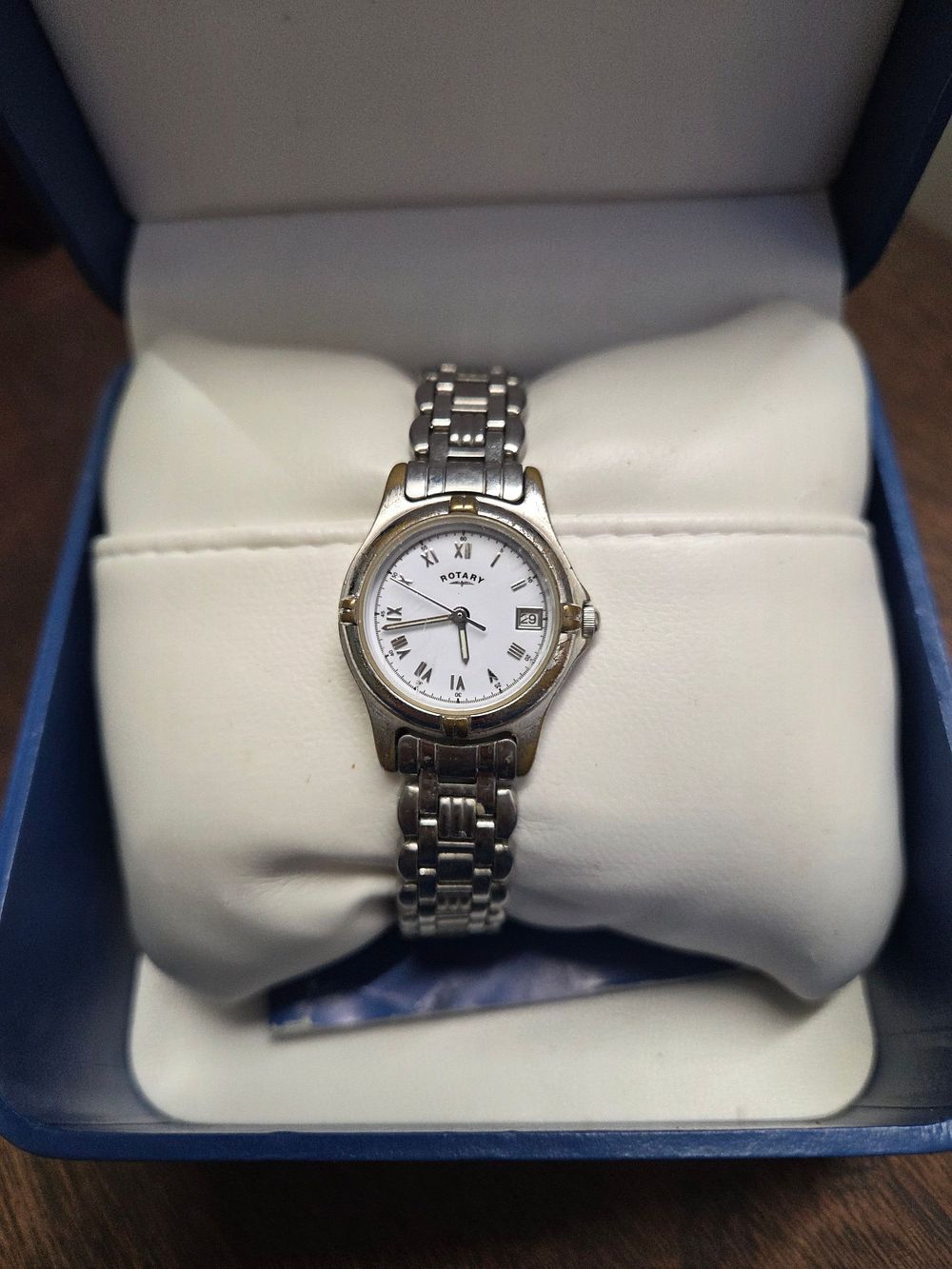 Lot 614 – Rotary Two-Tone Bracelet Watch with Date Display