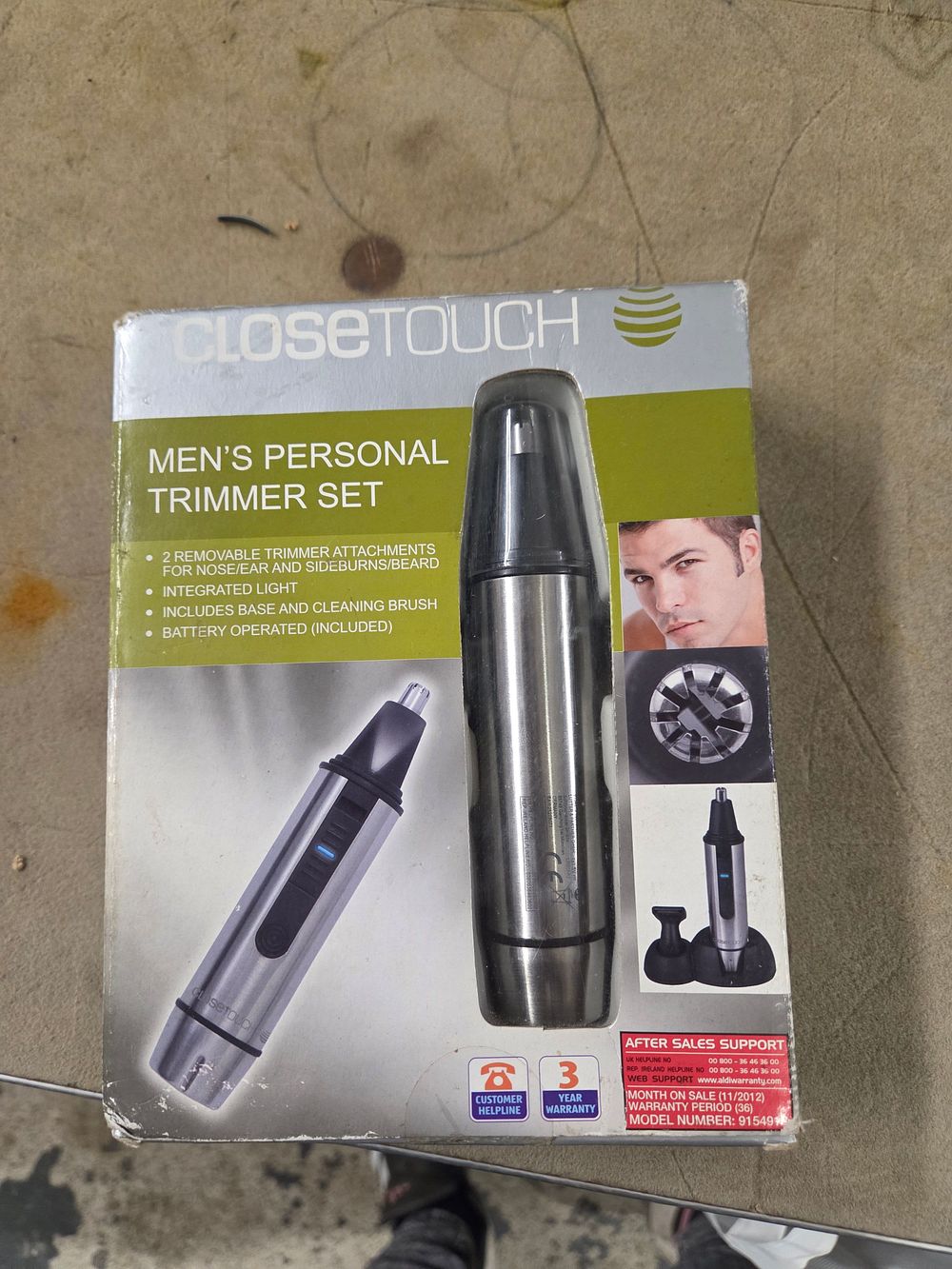 Lot 264 – CLOSETTOUCH Men’s Personal Trimmer Set Model 91549
