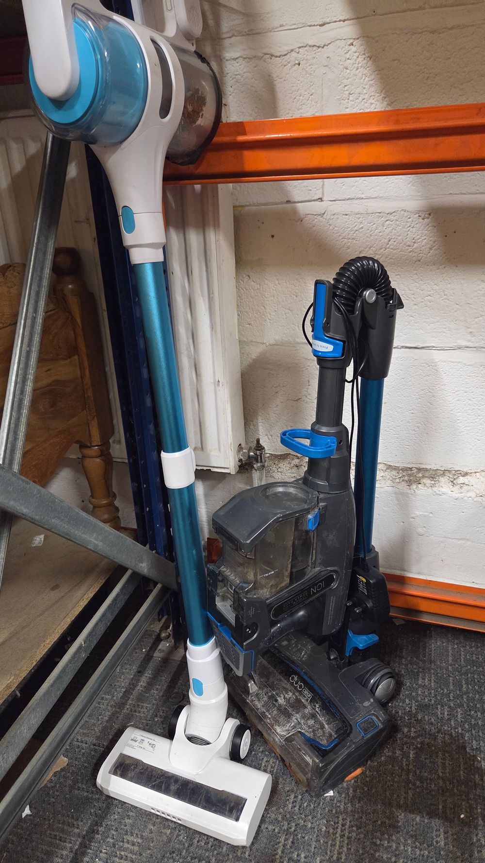 Lot 343 – 2 Cordless Stick Vacuum Cleaners