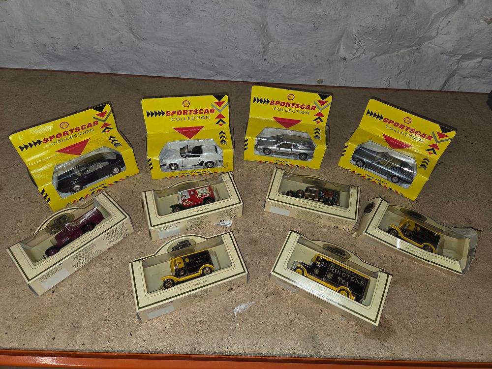 Lot 365 – A Collection of Boxed Die-cast Model Cars and Delivery Vans