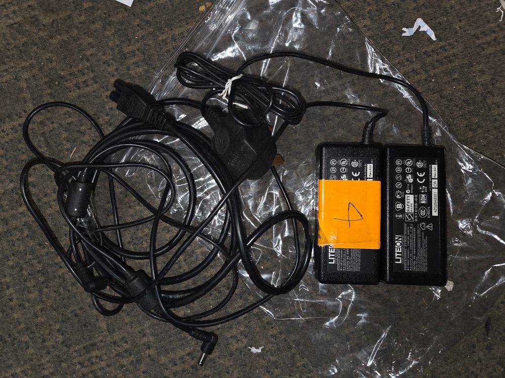 Lot 366 – A Collection of Liteon AC Power Adapters and Cables