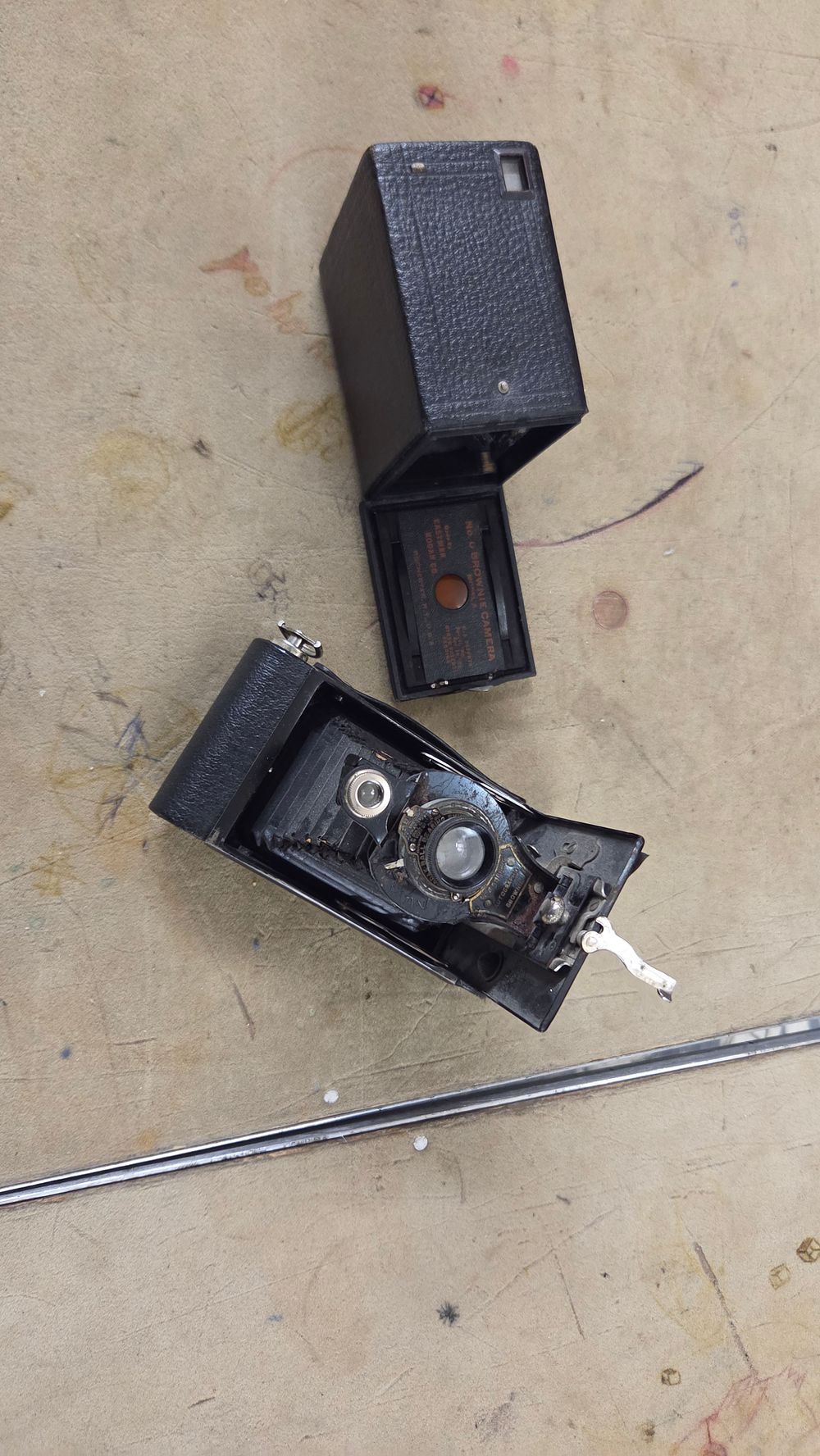 Lot 372 – Two Vintage Eastman Kodak Brownie Cameras