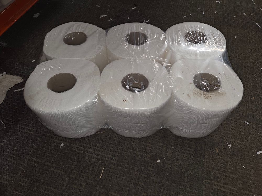 Lot 408 – A Group of Jumbo White Paper Rolls