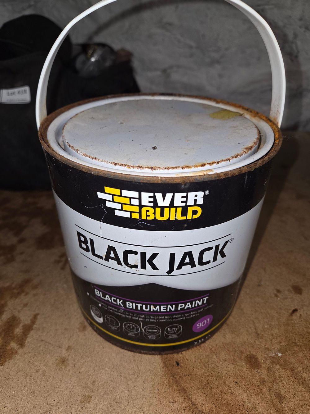 Lot 419 – Everbuild Black Jack 901 Black Bitumen Paint