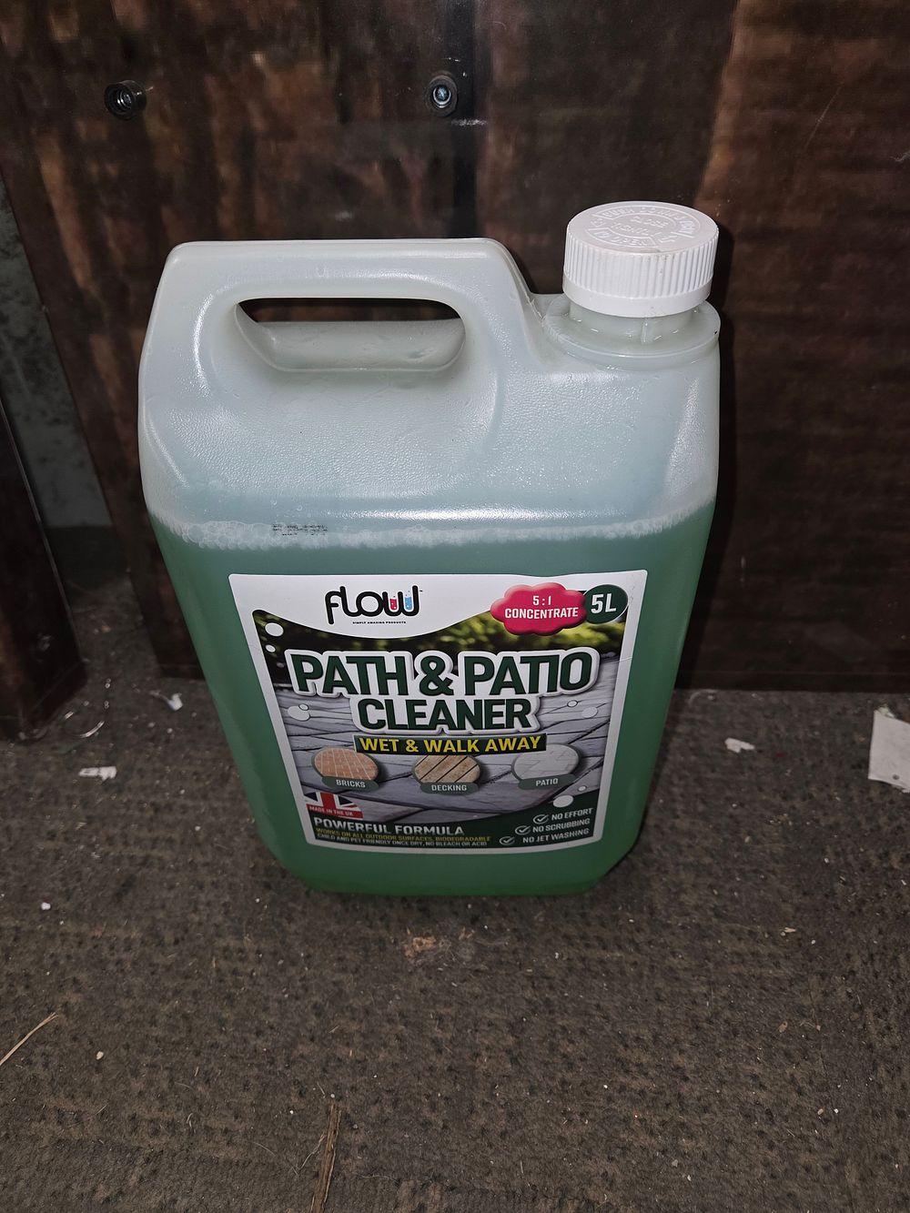 Lot 438 – Flow Path and Patio Cleaner 5 Litre Concentrate