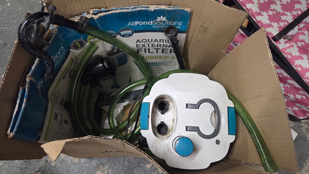 Lot 206 – A Collection of All Pond Solutions Aquarium Filter Equipment