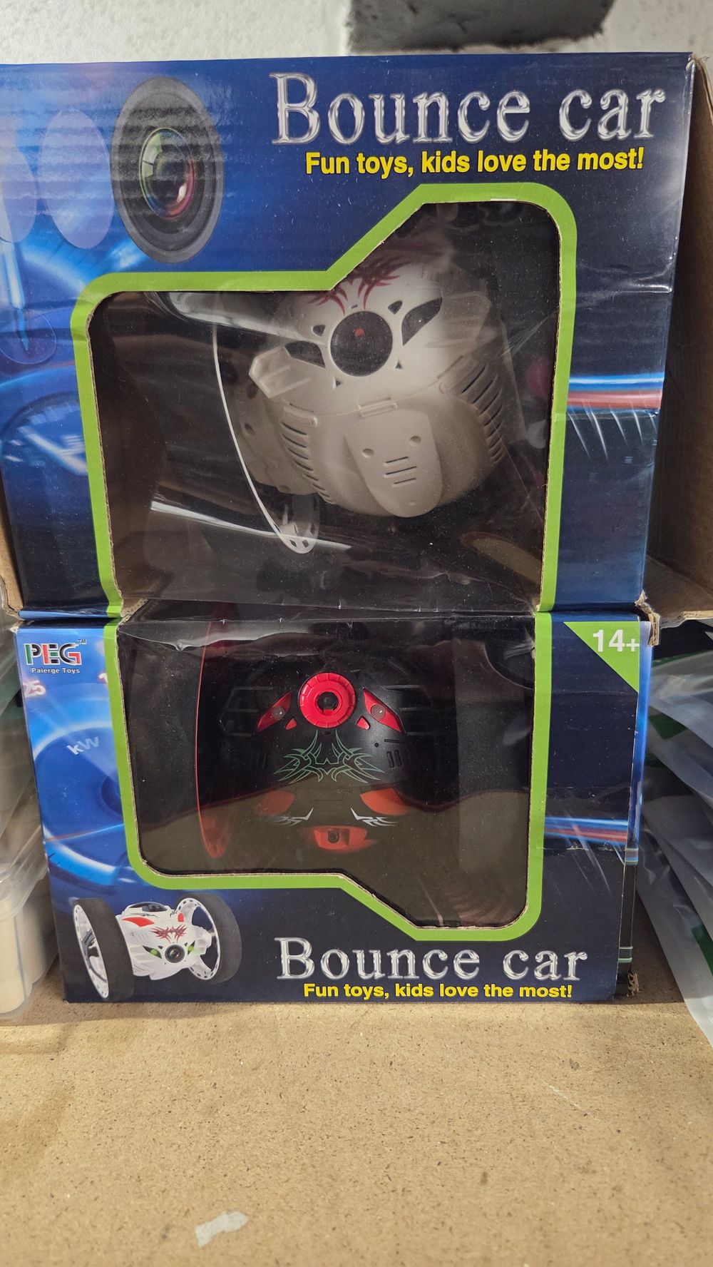 Lot 245 – A Pair of PEG Paierge Toys Bounce Cars