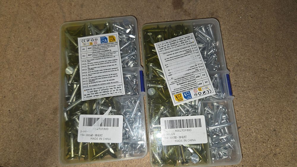 Lot 264 – Two Packets of Nails