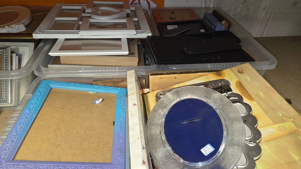 Lot 322 – 3 Boxes of Pictures and Frames