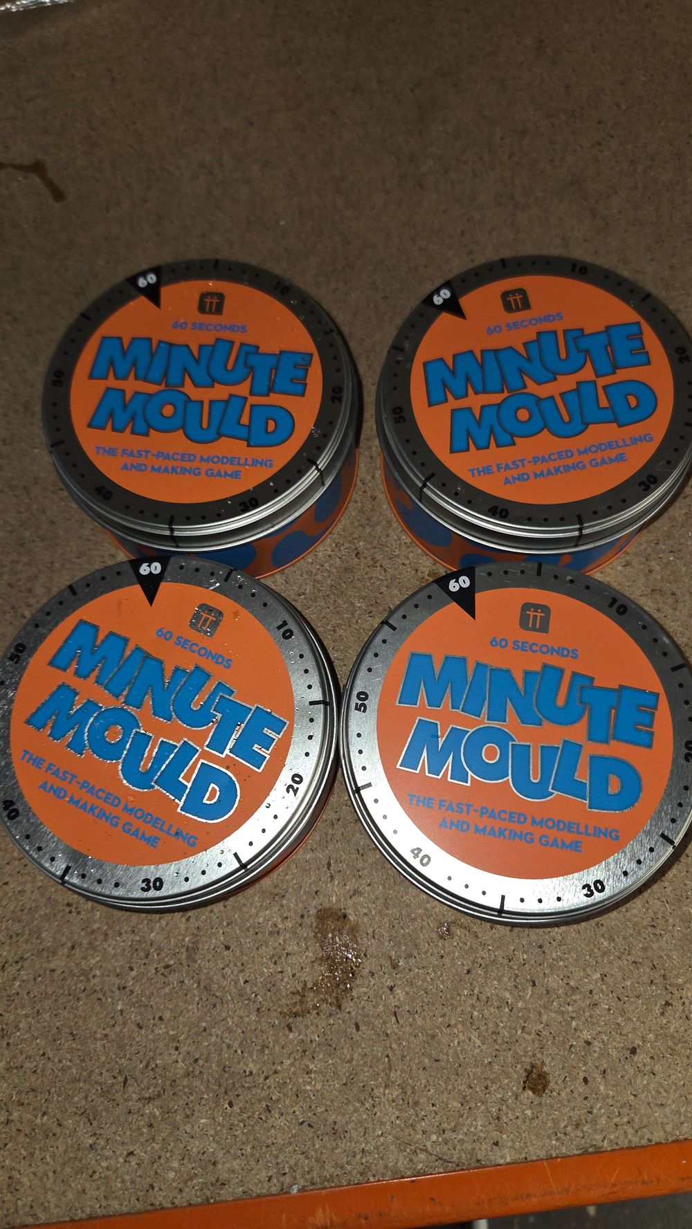 Lot 349 – Four Minute Mould Game Tins