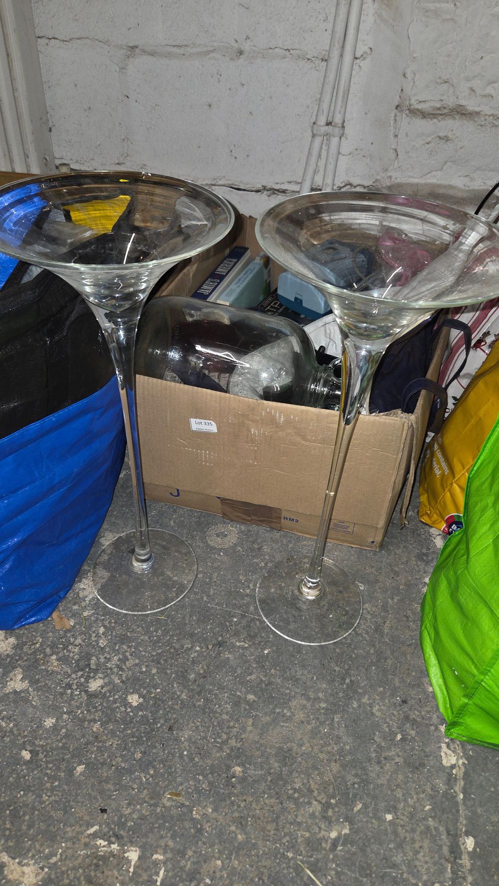 Lot 355 – Two Oversized Glasses