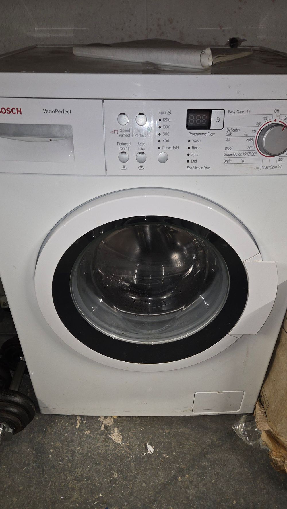 Lot 371 – Bosch VarioPerfect EcoSilence Drive Front Loading Washing Machine