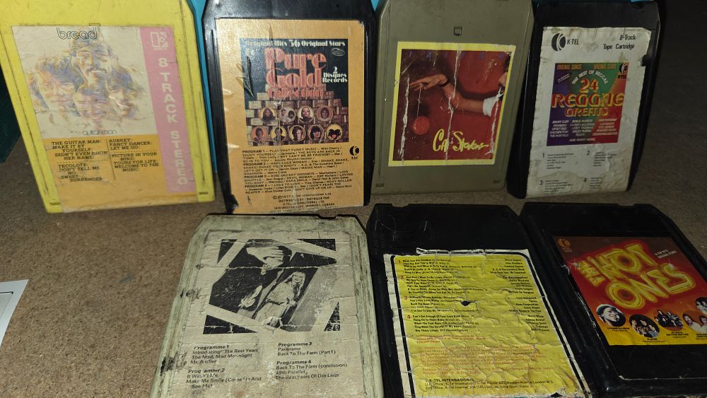 Lot 408 – A Collection of Vintage 8-Track Tape Cartridges