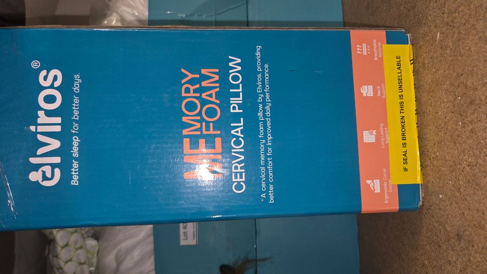 Lot 411 – Elviros Memory Foam Cervical Pillow