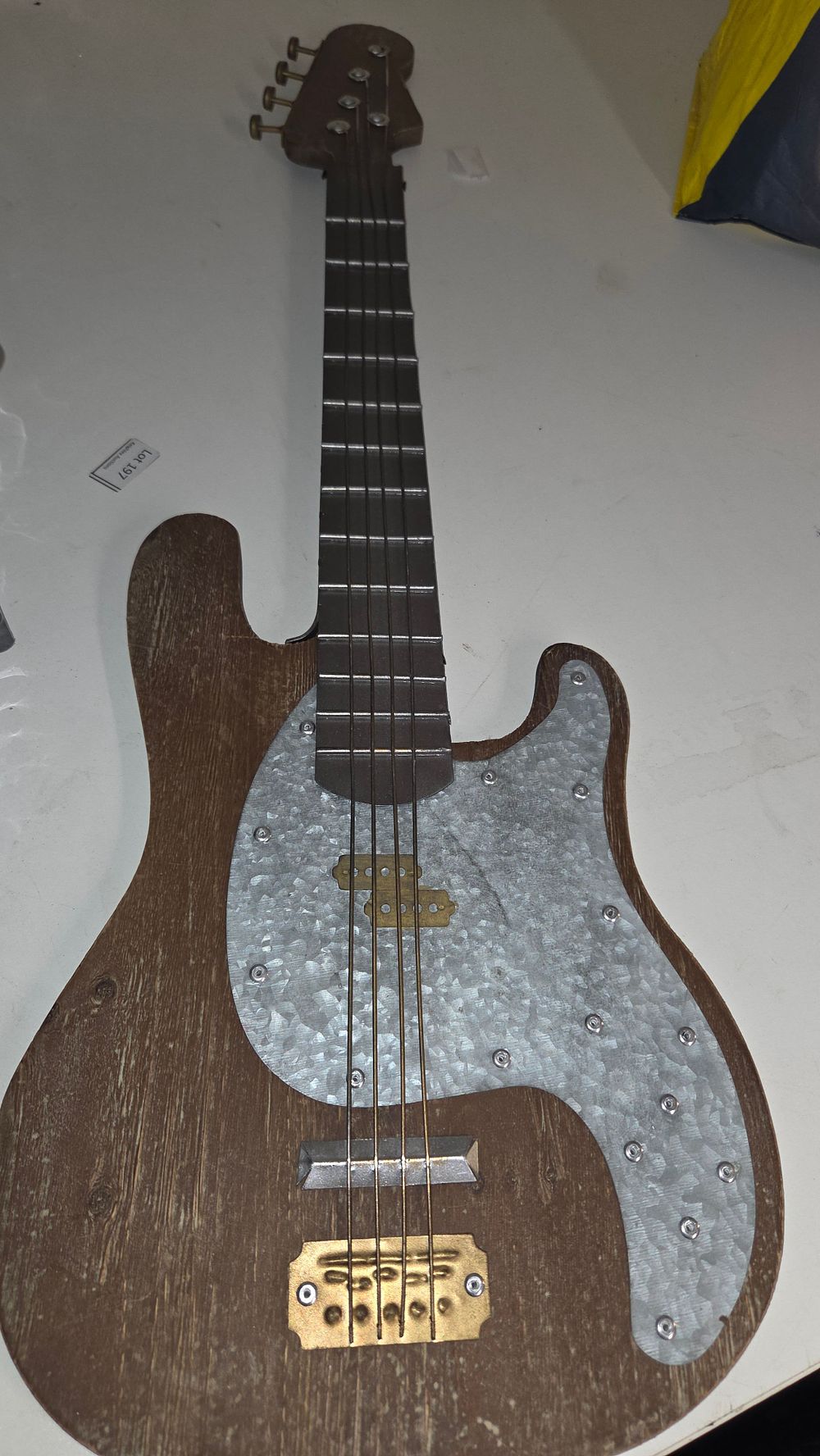 Lot 307 – Guitar Shaped Decorative Wall Hanging