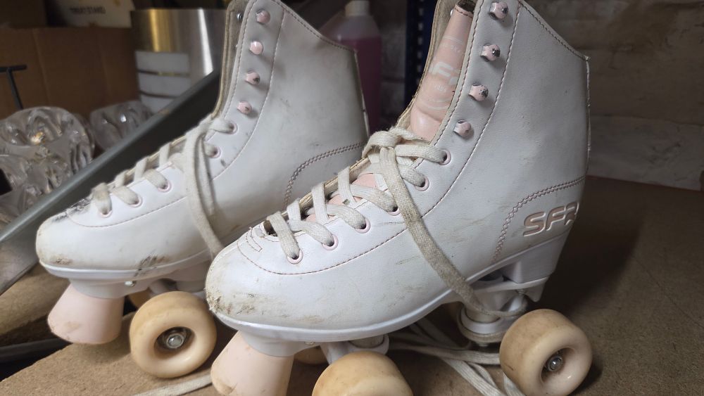 Lot 362 – A Pair of SFR Figure Quad Roller Skates Size 4
