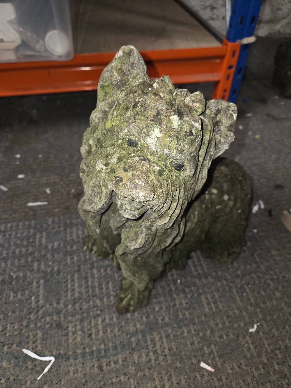 Lot 445 – Weathered Cast Stone Stylised Animal Garden Statue