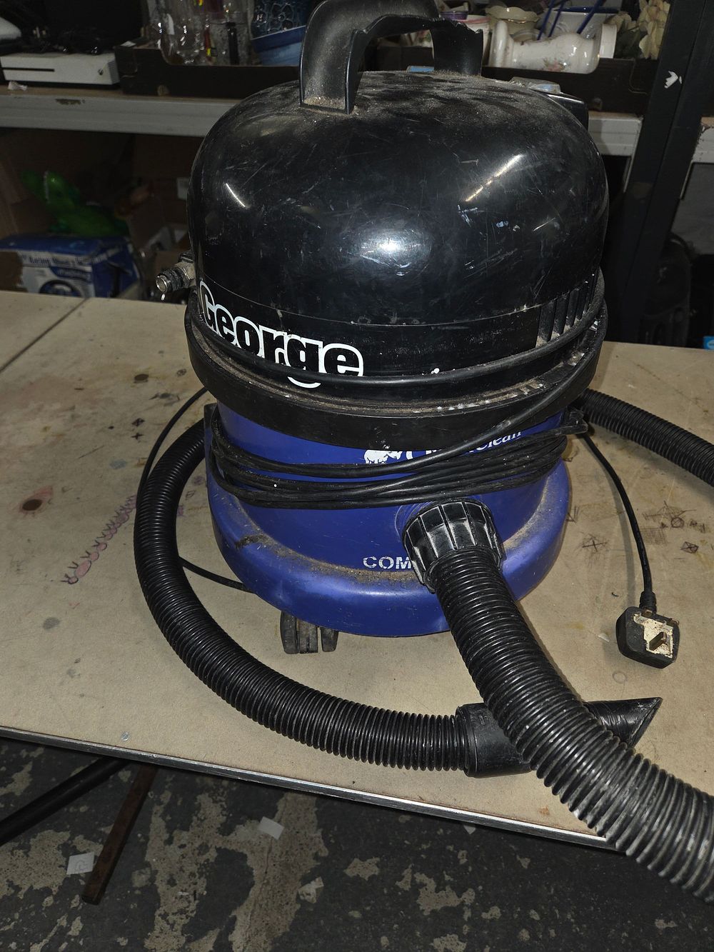 Lot 472 – George Commercial Canister Vacuum Cleaner w/o