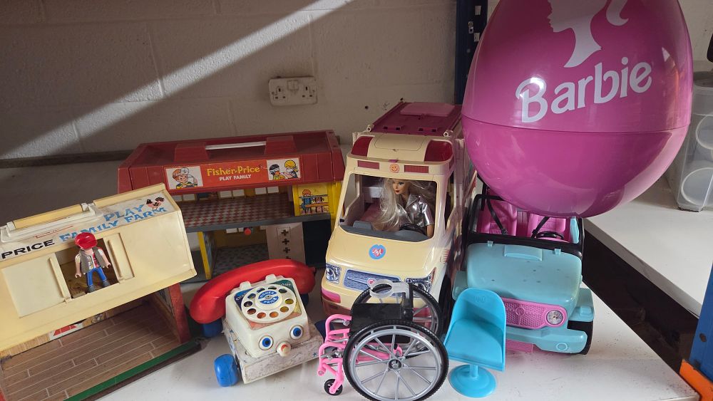 Lot 154 – A Collection of Fisher-Price and Barbie Toys