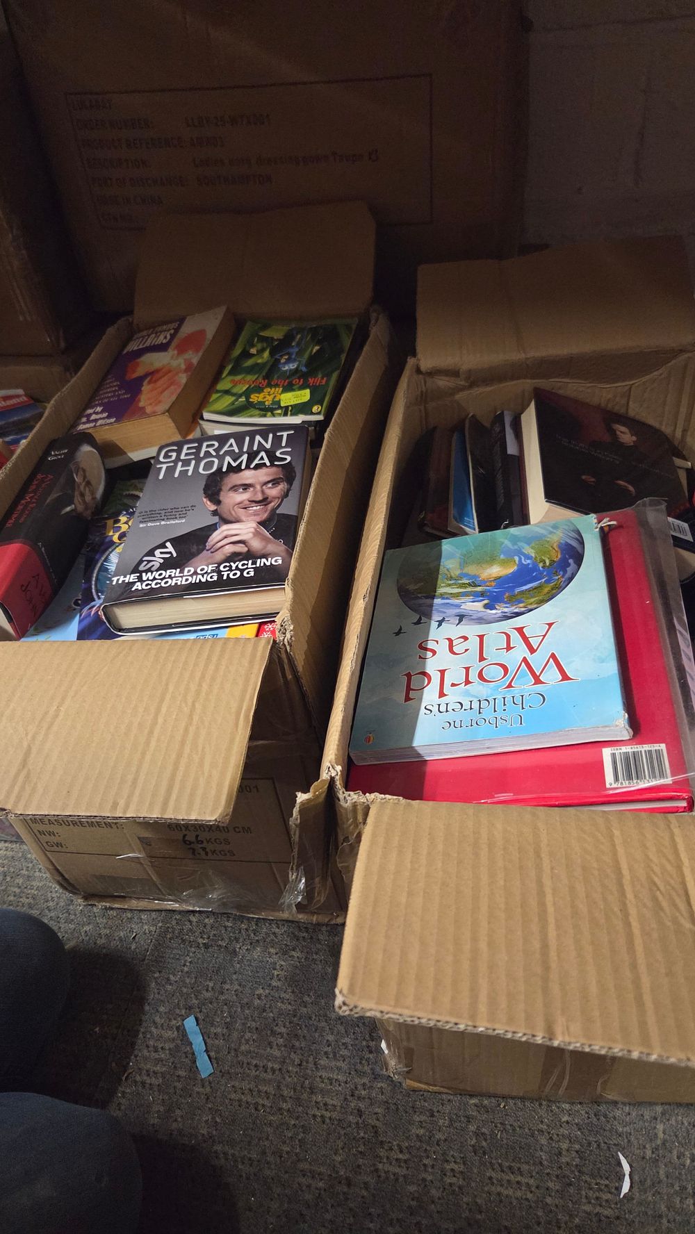 Lot 176 – Four boxes of books