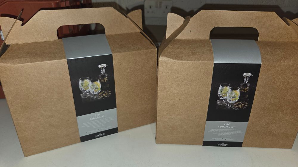 Lot 210 – Two BarCraft Gin Making Kits