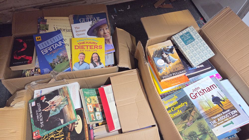 Lot 218 – Three Boxes of assorted books