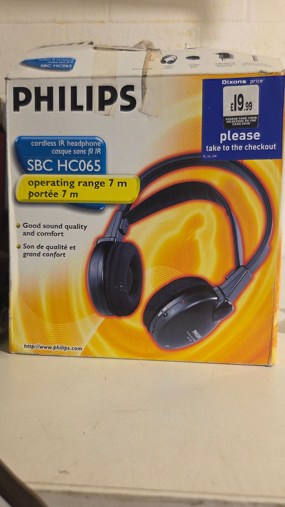 Lot 236 – Philips SBC HC065 Cordless IR Headphones