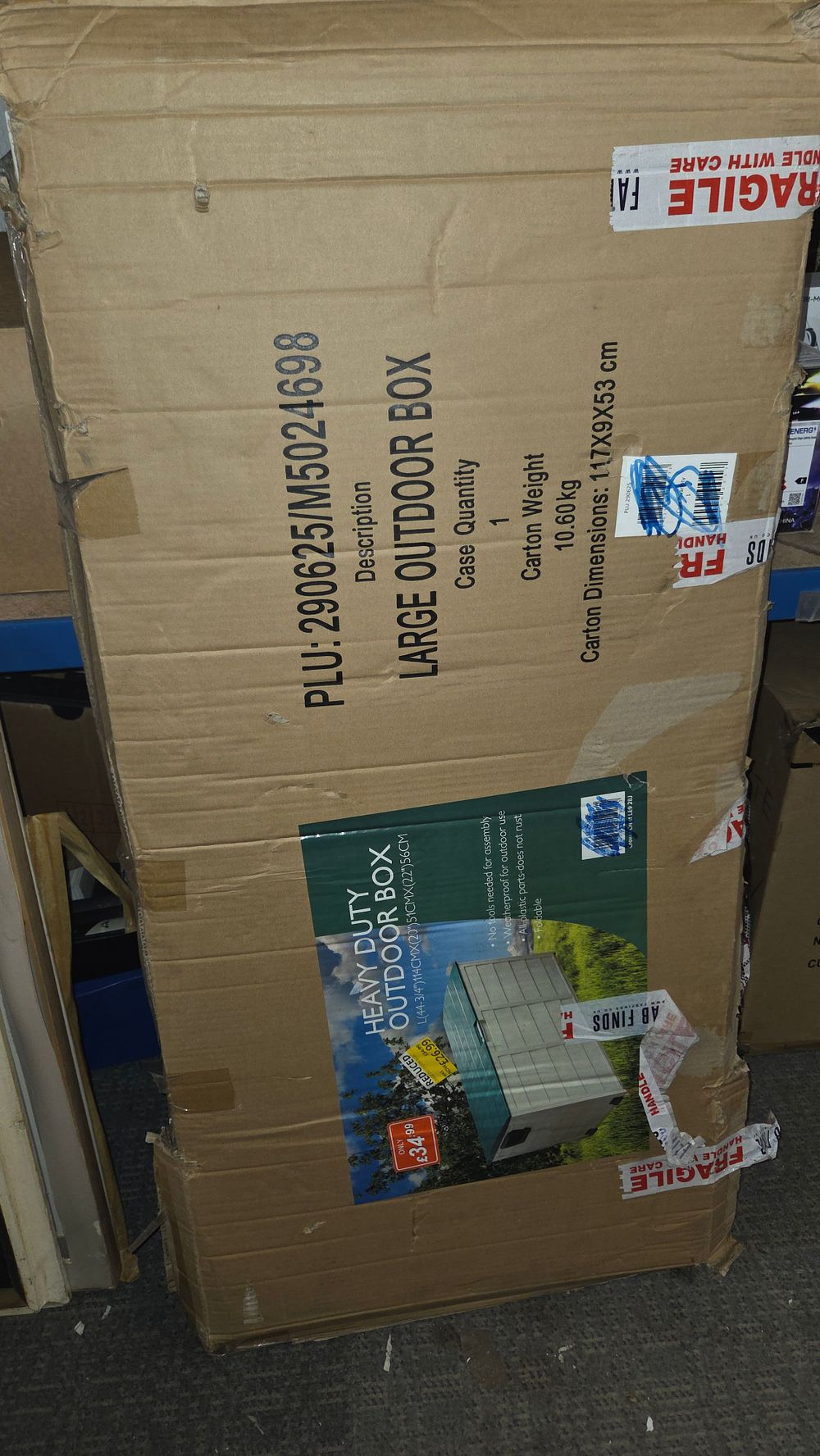 Lot 406 – Large Heavy Duty Outdoor Box in Original Packaging