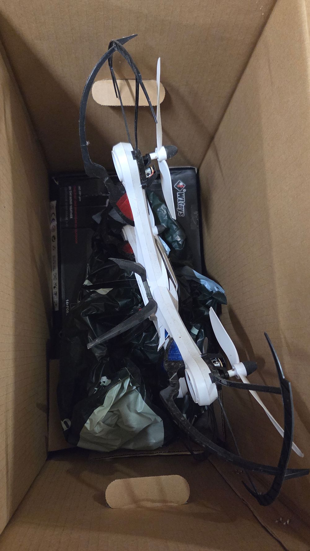 Lot 241 – A Collection of WLtoys V912-pro Drone Equipment