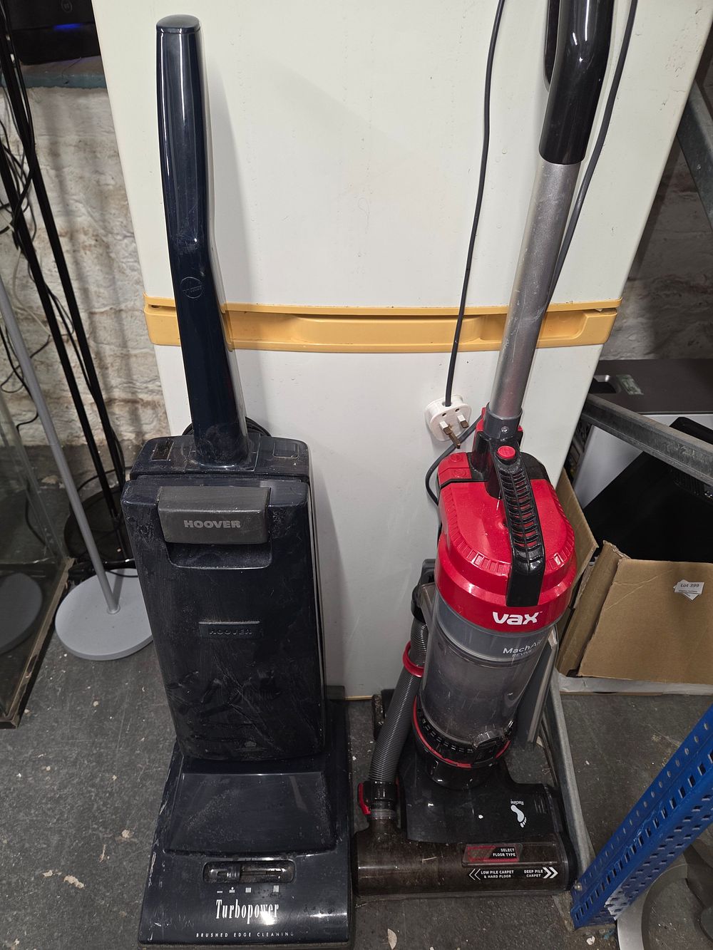 Lot 495 – A Pair of Vax and Hoover Upright Vacuum Cleaners