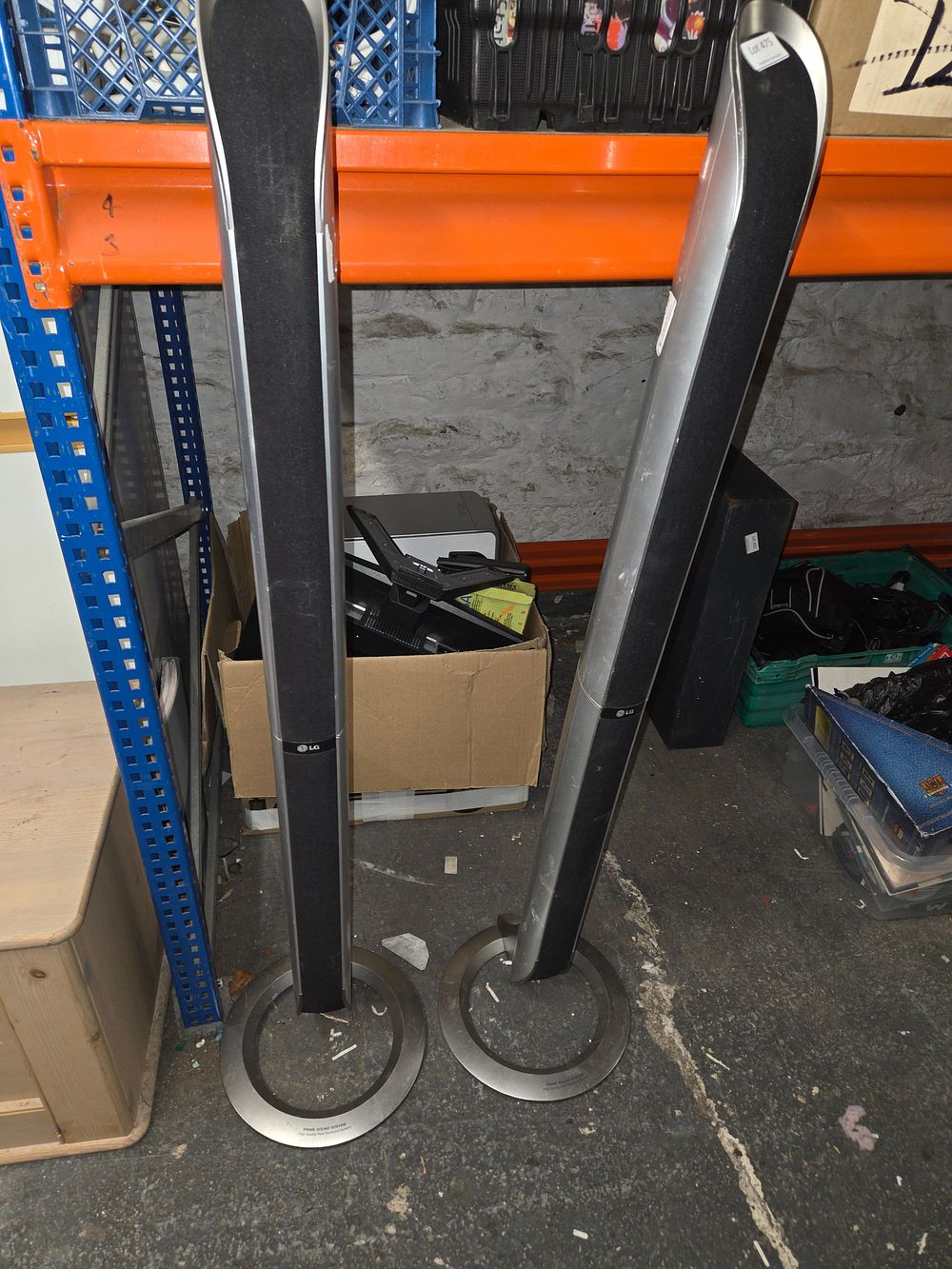 Lot 499 – A Collection of LG Prime Sound System Floor Standing Speakers