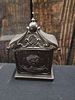Genesis Fine Arts Bronze Ornate Quartz Desk Clock. A dark bronze-coloured ornate Genesis Fine Image - 2