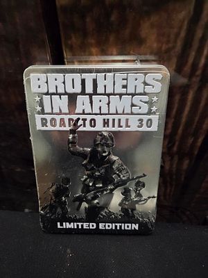 Brothers in Arms Road to Hill 30 Limited Edition Tin. A silver Brothers in Arms Road to Hill 30 