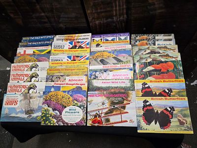 A Collection of Vintage Brooke Bond Picture Card Albums