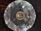 Royal Mint 1986 Two Pound Coin Diamond Shaped PaperweightImage - 2
