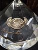 Royal Mint 1986 Two Pound Coin Diamond Shaped PaperweightImage - 1