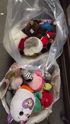 Two Bags of Assorted Plush Toys