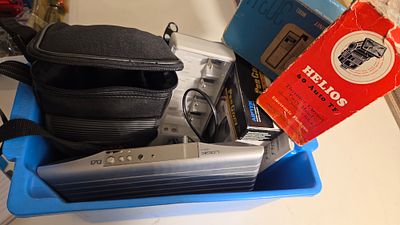 A Collection of Electronics and Camera Accessories