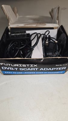 Futuristix DVB-T SCART Adapter with Power and Connection Cables