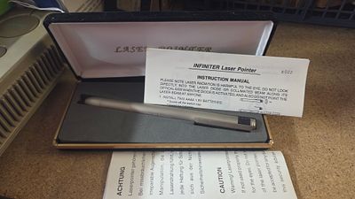 INFINITER DaimlerChrysler Aerospace Silver Toned Laser Pointer