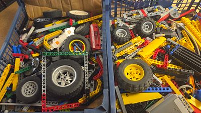 Two Trays of Lego