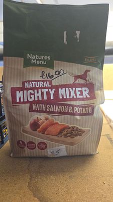 Natures Menu Mighty Mixer Salmon and Potato Dog Food 2kg
