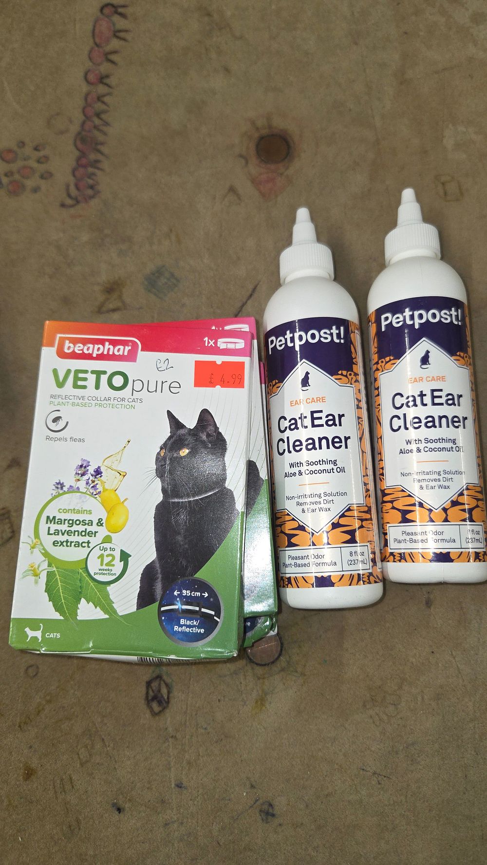Lot 194 – A Collection of Petpost! Cat Ear Cleaner and Beaphar Collars