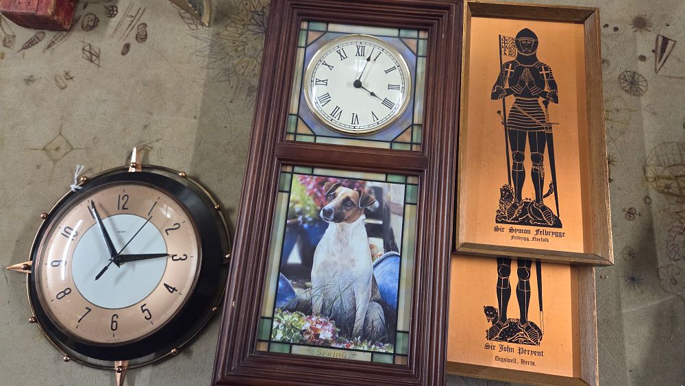 Lot 207 – A Collection of Clocks and Coppercraft Copper Etchings