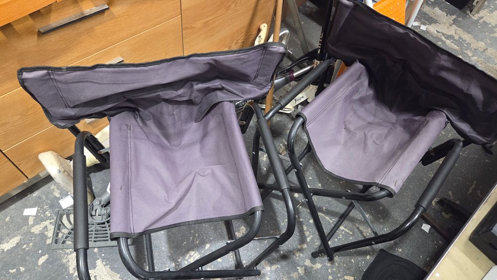 Lot 217 – A Pair of Folding Camping Chairs