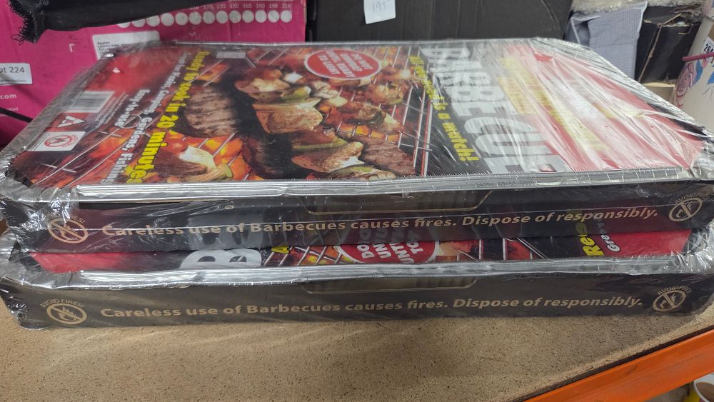 Lot 228 – A Pair of Instant Disposable Barbecue Grills